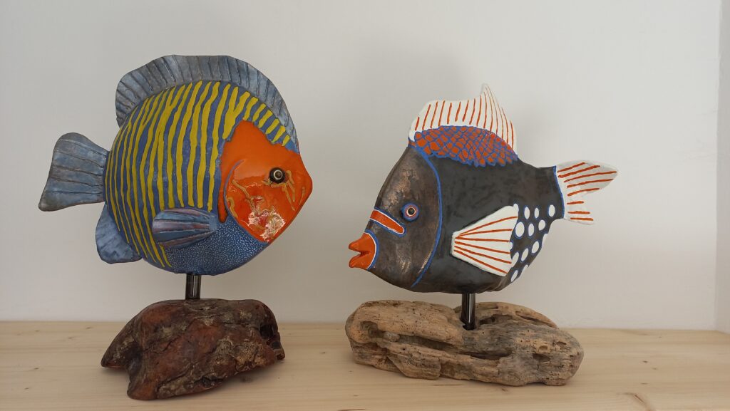 Poissons colorés