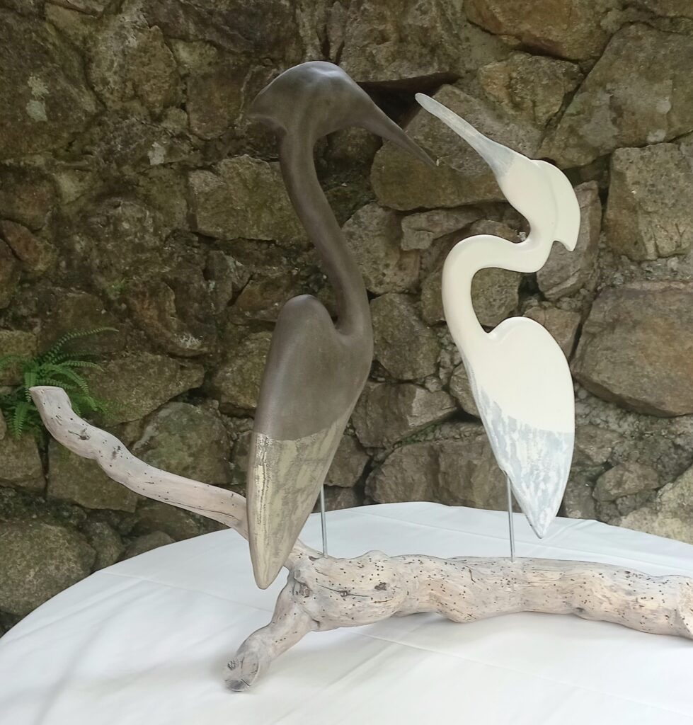 deux hérons